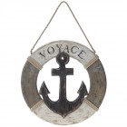 Дървен спасителен пояс с котва, Ф39 см