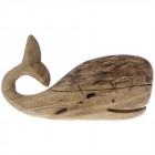 Дървен кит, 30х7х16 см