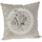 Декоративна възглавница, принт роза, 40х40 см