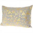 Декоративна възглавница, златни рози, 45х30см