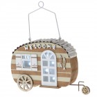 Дървен светещ кемпер, 23х7х15 см