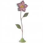 Дървена светеща маргаритка, 11х7х38 см