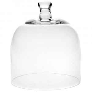 Капак от изчистено стъкло, ф18х21 см