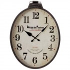 Часовник метал, черен, ANTIQUE DE PARIS, 41х61 см