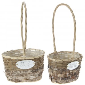Плетени кошници комплект, GREEN GARDEN, натурал