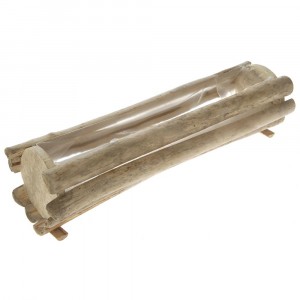 Дървена кашпа, 50х13х13