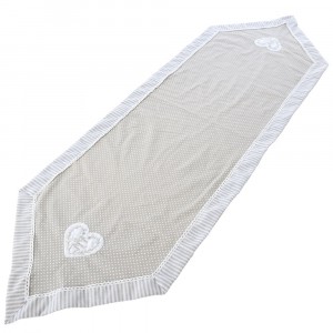 Тишлайфер на точки с бродерия HOME SWEET HOME, 150Х45 СМ