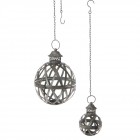 Метални светилници ANTIUQE,, комплект 2 бр, плетка