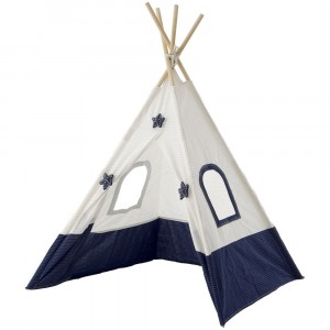 Палатка за игра, синя, 110х110х160 см