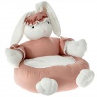 Канапе зайче, розово, 60х48х60 см