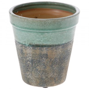 Керамична кашпа, Ф16х17 см