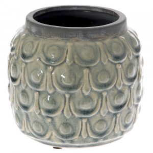 Керамична ваза, Ф17х15 см