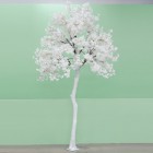 Дърво с цветя, бяло, 340 см