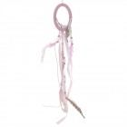 Капан за сънища с розови пера, 50 см