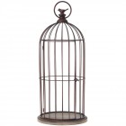 Клетка птиче от дърво и метал, ф33х78 см