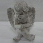 Керамична фигура ангел, седнал, 17х16х20 см