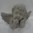 Керамична фигура ангел, глава, 25х13х16 см