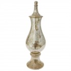 Керамична ваза с капак, Ф19х56 см