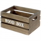 Дървена касетка, натурал, 21х15х11 см