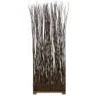 Ограда от пръчки, кафе, 40х20х115 см