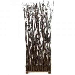 Ограда от пръчки, кафе, 40х20х115 см