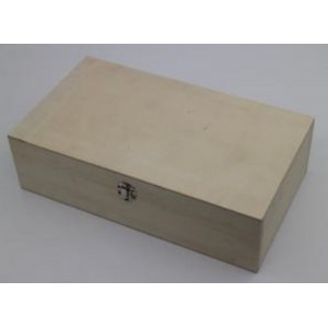 Кутия за вино, дърво, 35х20х10 см