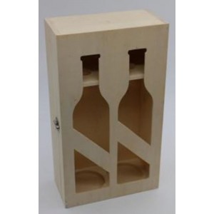 Кутия за вино, дърво,резба, 35х20х10 см