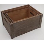 Дървен кафез, кафе, 40х30х20 см