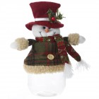 Кледен пластмасов буркан, Снежко, шарен, 16 см