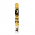 Свещ декор с ключодържател обувка, жълта