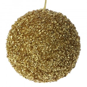 Топка злато със стърготини, 8 см