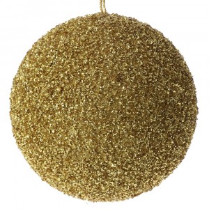 Топка злато със стърготини, 15 см