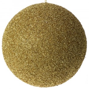 Топка злато със стърготини, 25 см