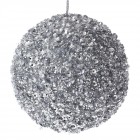 Топка сребро със стърготини, Ф8 см