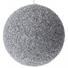 Топка сребро със стърготини, 20 см