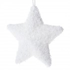 Звезда бяла със стърготини, 12 см