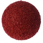 Топка червена със стърготини, 20 см