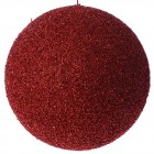 Топка червена със стърготини, 25 см