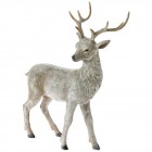 Елен изправен, сребро, полирезин, 29х11х36 см