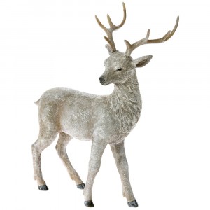 Елен изправен, сребро, полирезин, 29х11х36 см