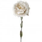 Заскрежено цвете с дантела, крем, 13х65 см