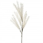 Стрък силиконова трева, крем, 75 см