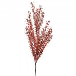 Стрък силиконова трева, червена, 75 см