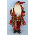 Фигура Дядо Коледа ,червено-зелени дрехи, 30 см