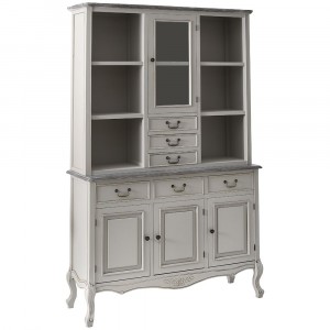 Секция, ретро бяло, 120х33х200 см