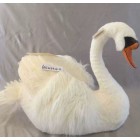 Лебед покрит с бели пера и кадифе, 82х37х54 см
