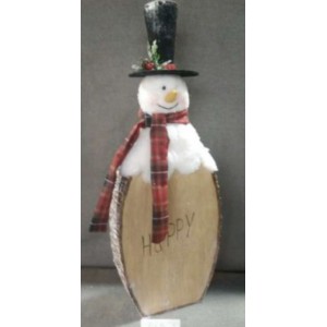 Снежко от дървено пънче, 19х9х50 см