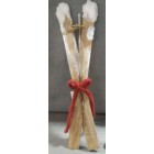 Чифт дървени ски, 14х6х50 см