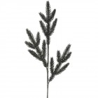 Елхова клонка с брокат, зелена, 63 см