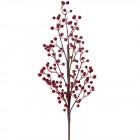 Коледена колонка червени топчета, 66 см